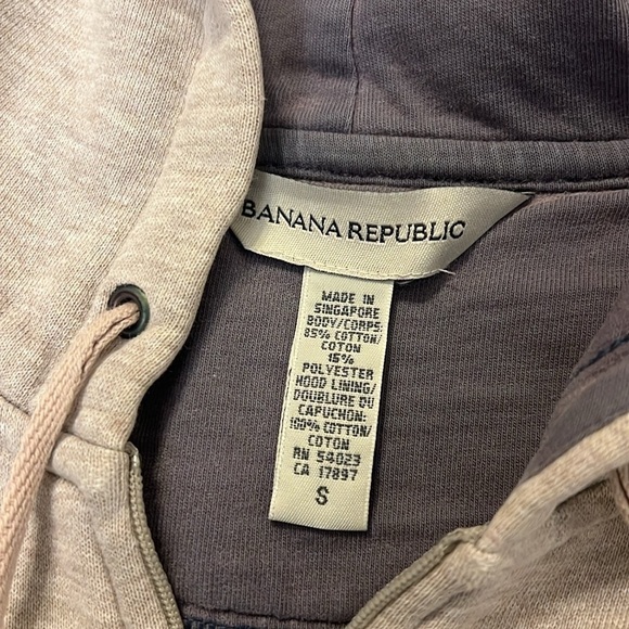 Banana Republic Women's Cotton Full Zip Jacket w/Hood and Pockets, Sz. S. - Picture 8 of 9